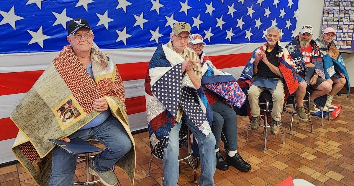 Quilts of Valor awarded to six veterans