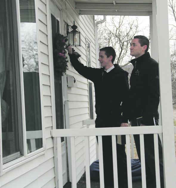 Lds Missionaries Go Two By Two Door To Door News