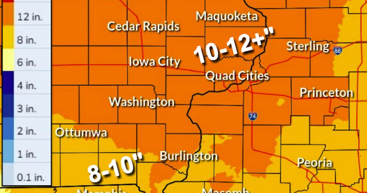 Snowstorm to persist through Sunday