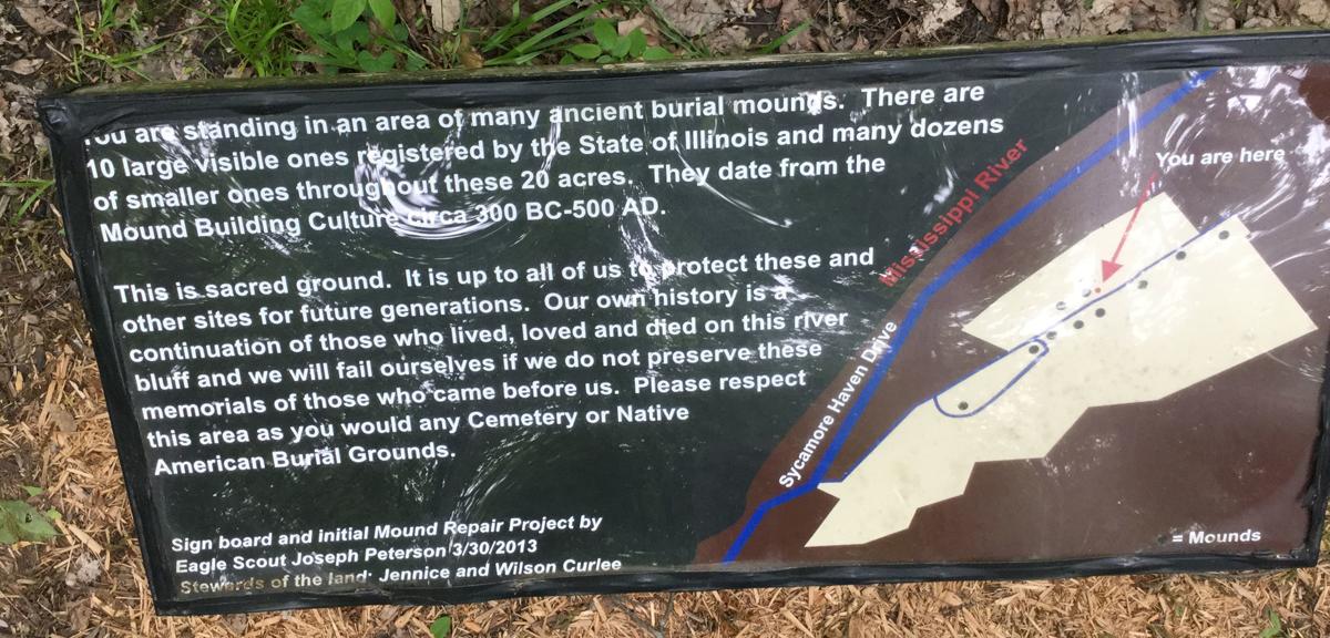 Indian Mounds Sign