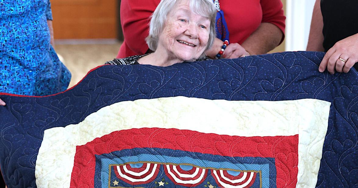 White honored with Quilt of Valor - Vimarsana News