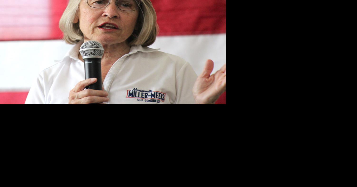 'We're not going to back down': Miller-Meeks makes case for reelection during campaign stop