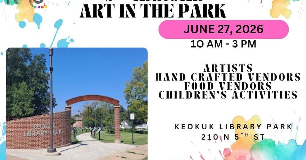 Art in the Park coming June 27