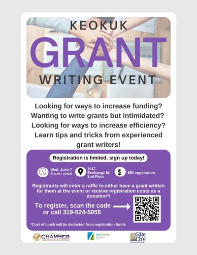Grant writing workshop to empower organizations in Keokuk