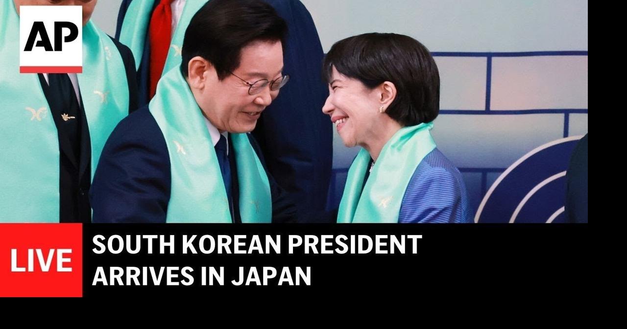 LIVE: South Korean President Lee Jae Myung arrives in Japan