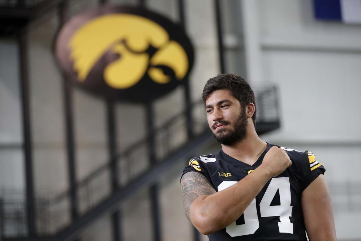 Iowa Football's AJ Epenesa Declares for NFL Draft - Black Heart