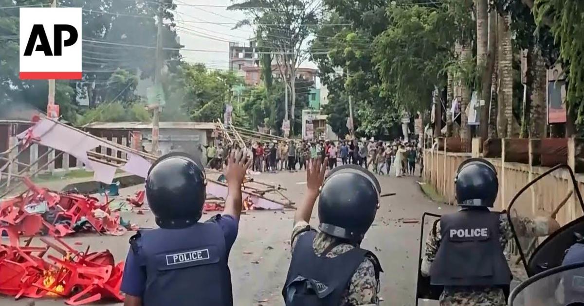 Bangladesh forces clash with supporters of ousted leader Hasina
