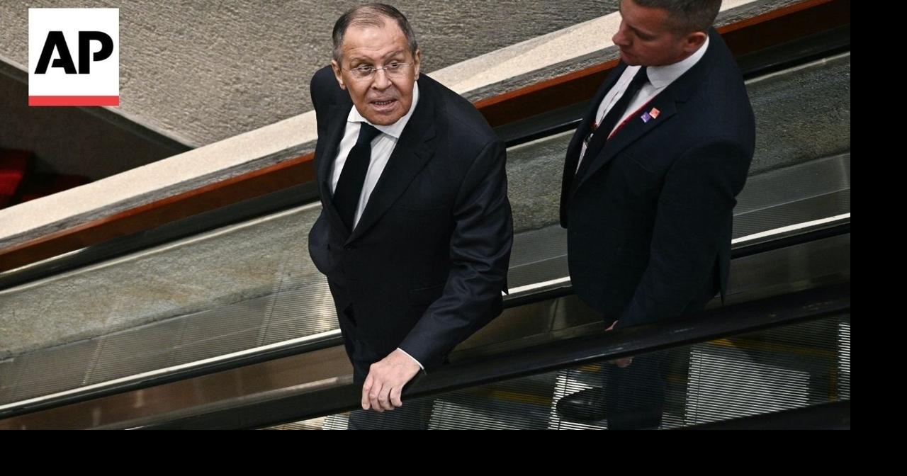 'Nice hairstyle': Russian foreign minister quips at reporter after Rubio meeting