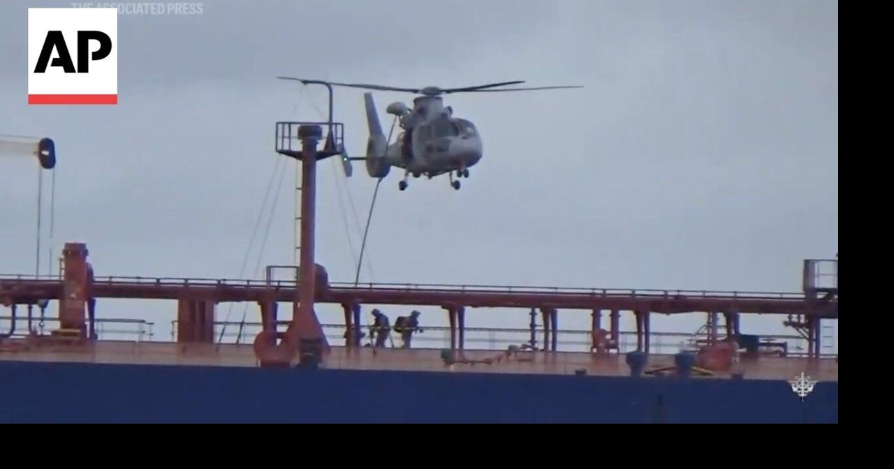 French navy seizes an oil tanker suspected of belonging to the Russian ...