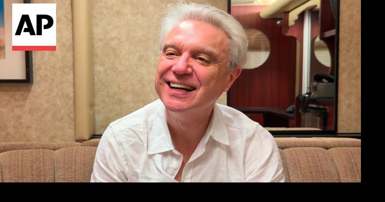 David Byrne backstage at Coachella: 'I really do like what I’m doing ...