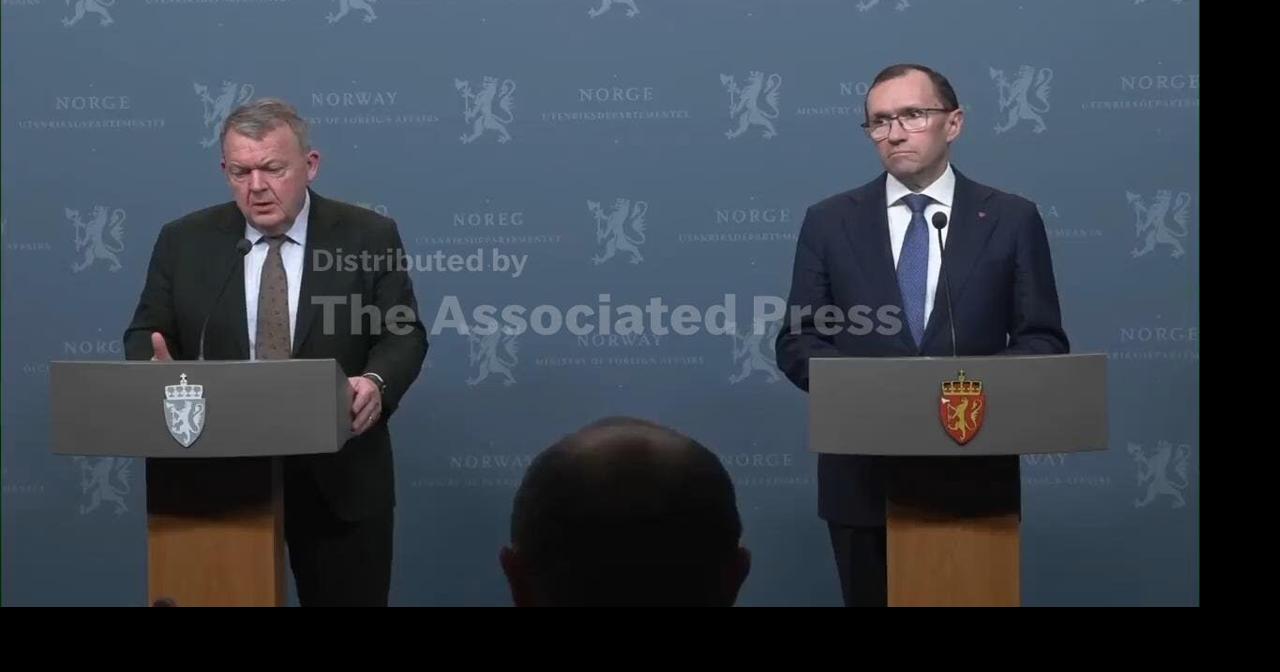 Danish and Norwegian FMs on threat of US tariffs over Greenland