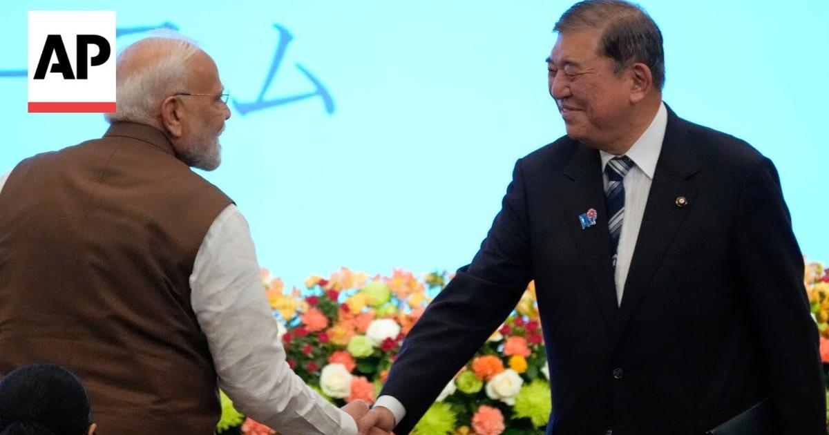 Modi and Ishiba agree to boost economic ties between India and Japan
