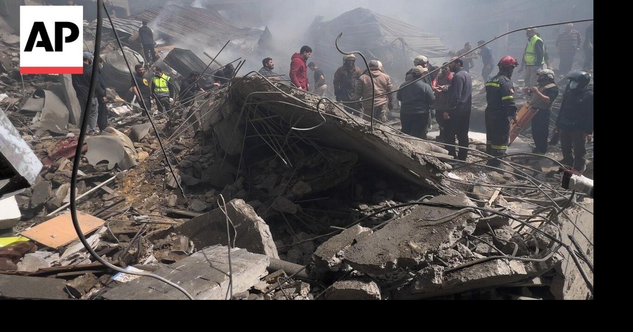 Israeli strikes hit Beirut, kill four, wound dozens on Easter Sunday