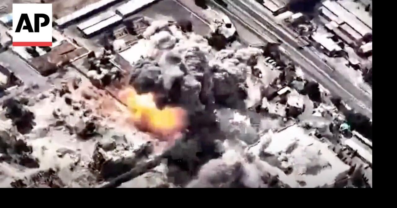 Israel releases video said to show a strike on Iran leadership's HQ