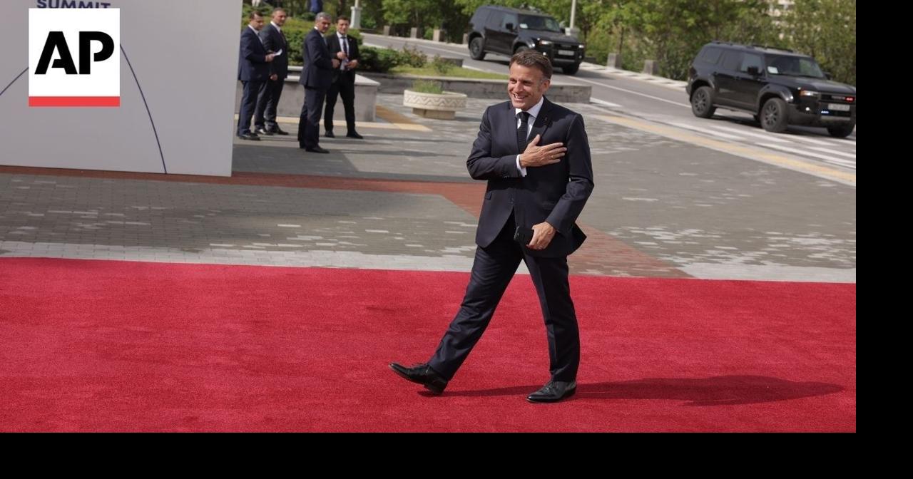 Leaders arrive at European Political Community summit in Armenia