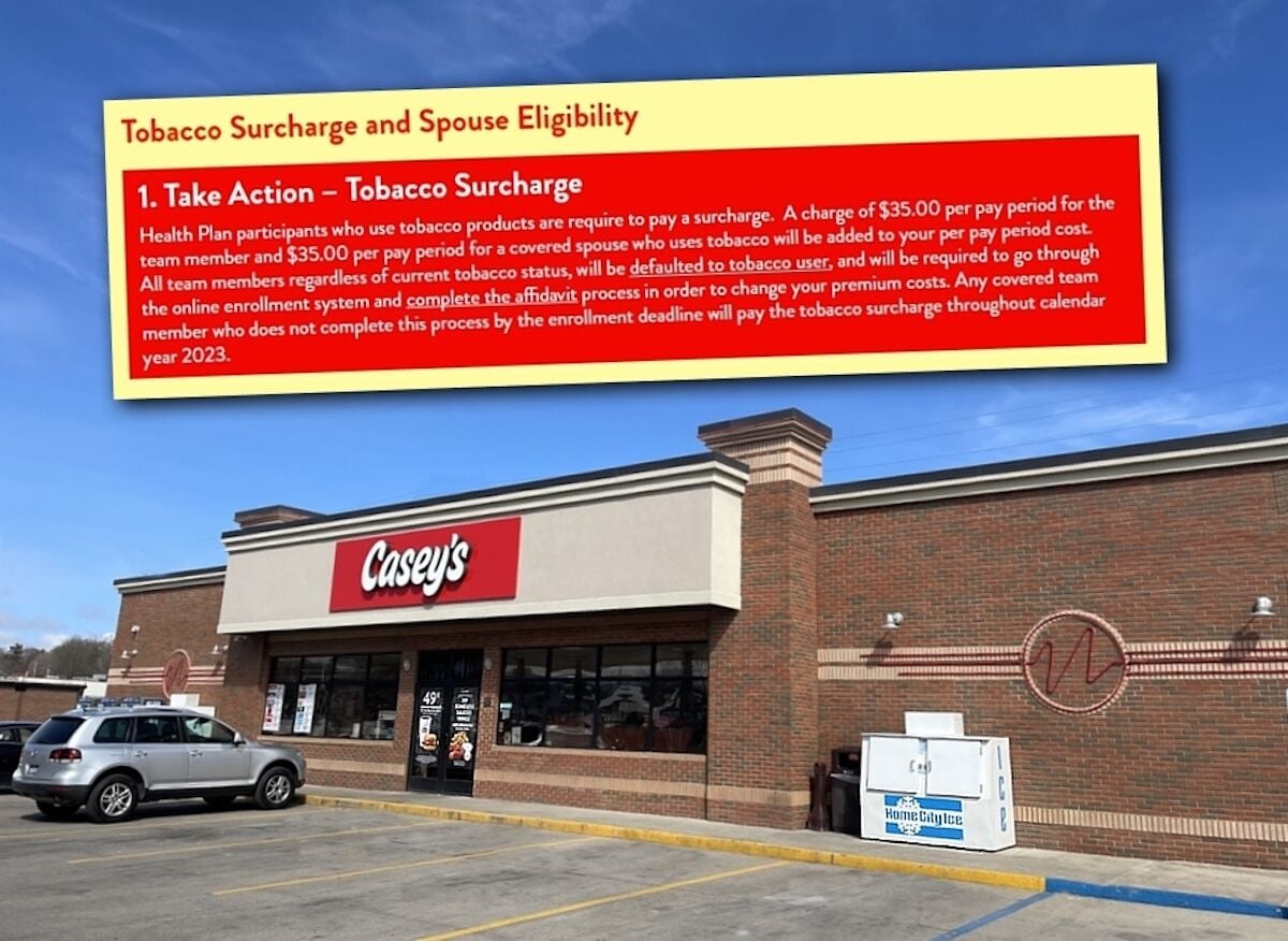 Lawsuit: Casey's exploits employees with tobacco-use surcharge | Daily  Democrat, Fort Madison, Iowa