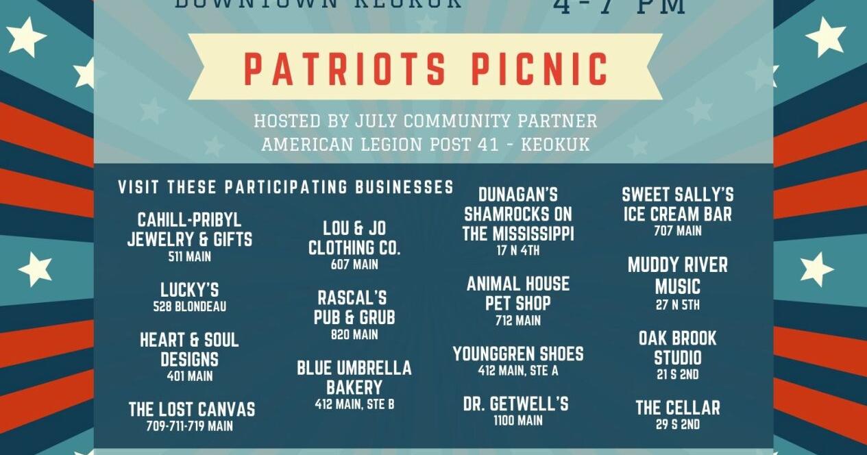 MSKI First Friday: Patriots Picnic features live music tonight - Vimarsana News