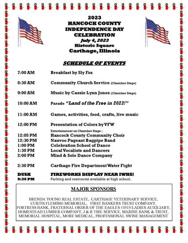 Land of the Free in 2023! | Hancock County Journal-Pilot |  mississippivalleypublishing.com