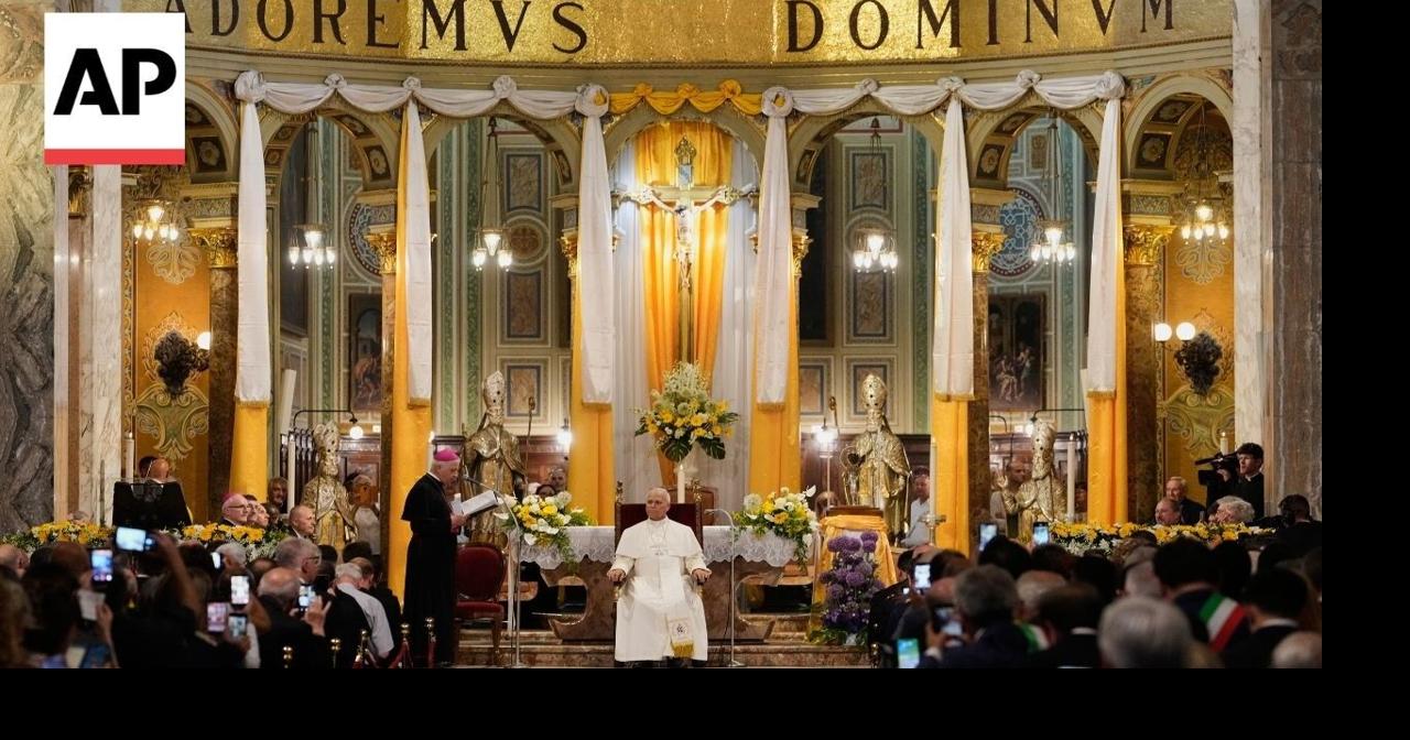 Pope Leo XIV visits Pavia and Sant’Angelo Lodigiano in northern Italy