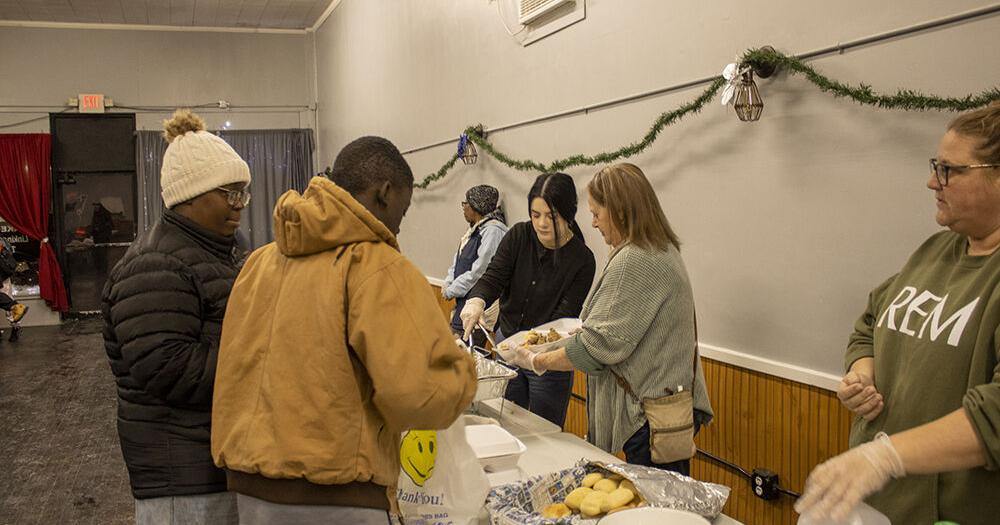 Sampling eats from the buffet at Keokuk Community Cafe