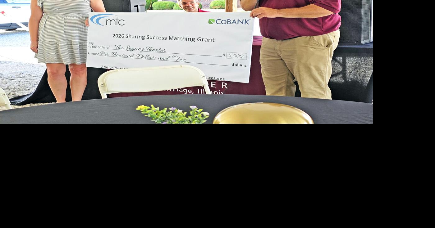 MTC Communications Donates $5,000 to Legacy Theater’s Capital Campaign