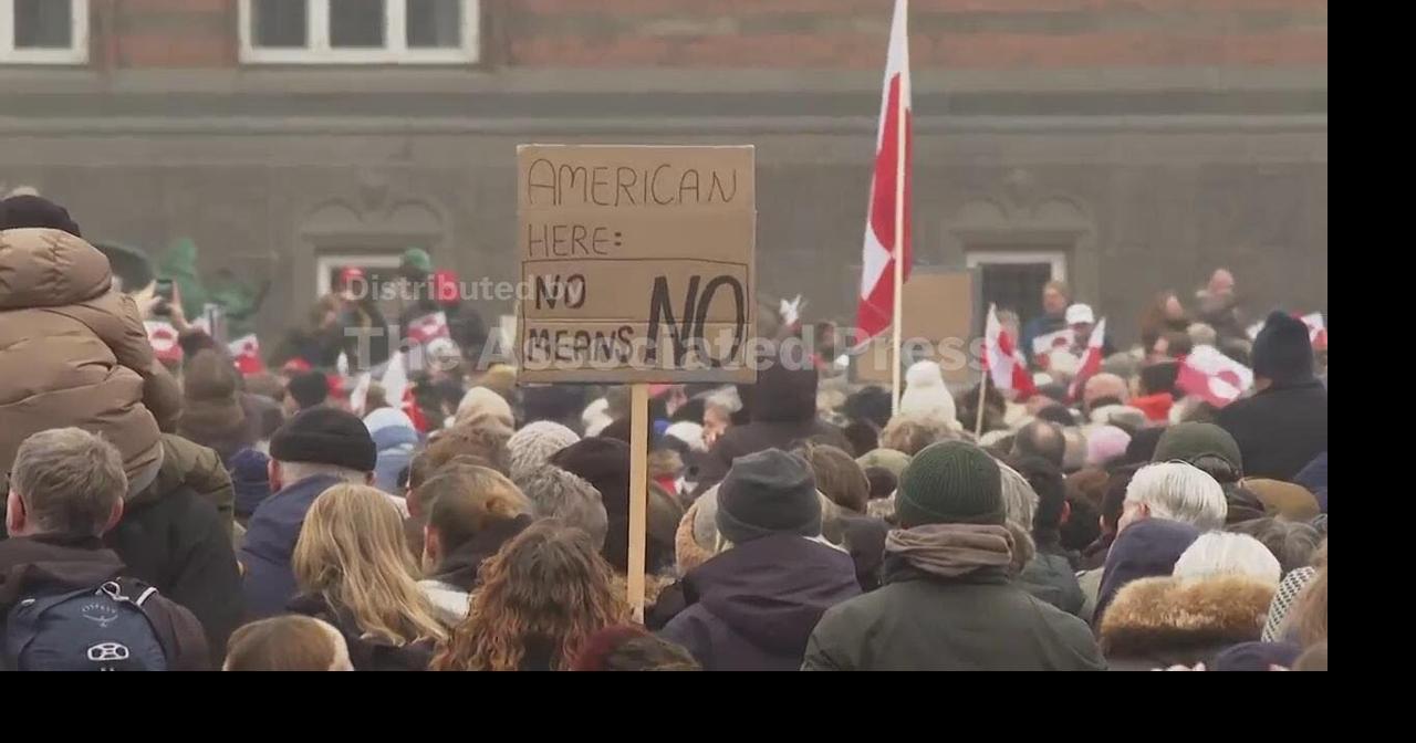 Copenhagen demo in support of Greenland as Trump seeks control of island