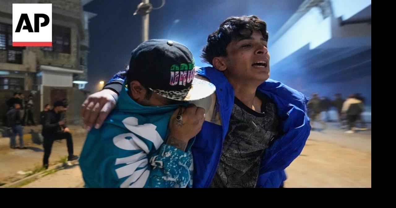 Police disperse people protesting in support of Iran near Baghdad's Green Zone