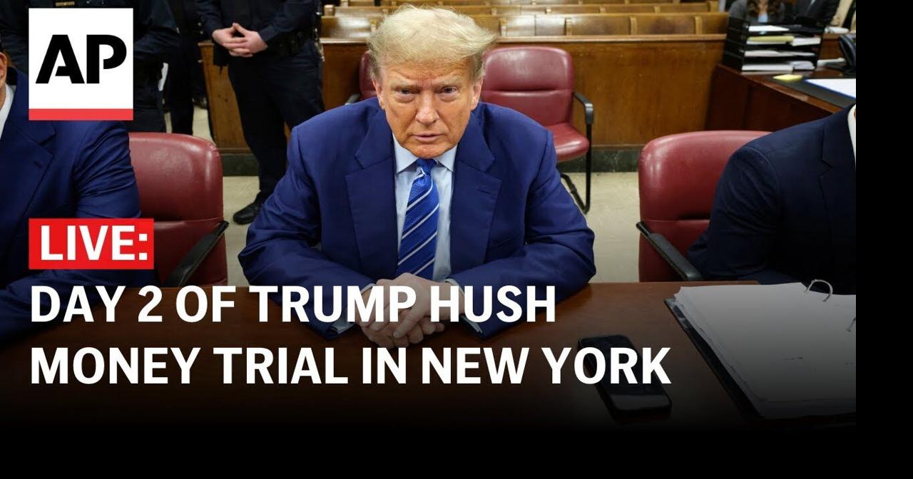 Trump hush money trial LIVE: Day 2 at courthouse in New York ...
