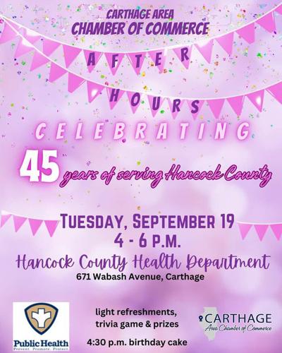 September Chamber calendar | Hancock County Journal-Pilot |  mississippivalleypublishing.com