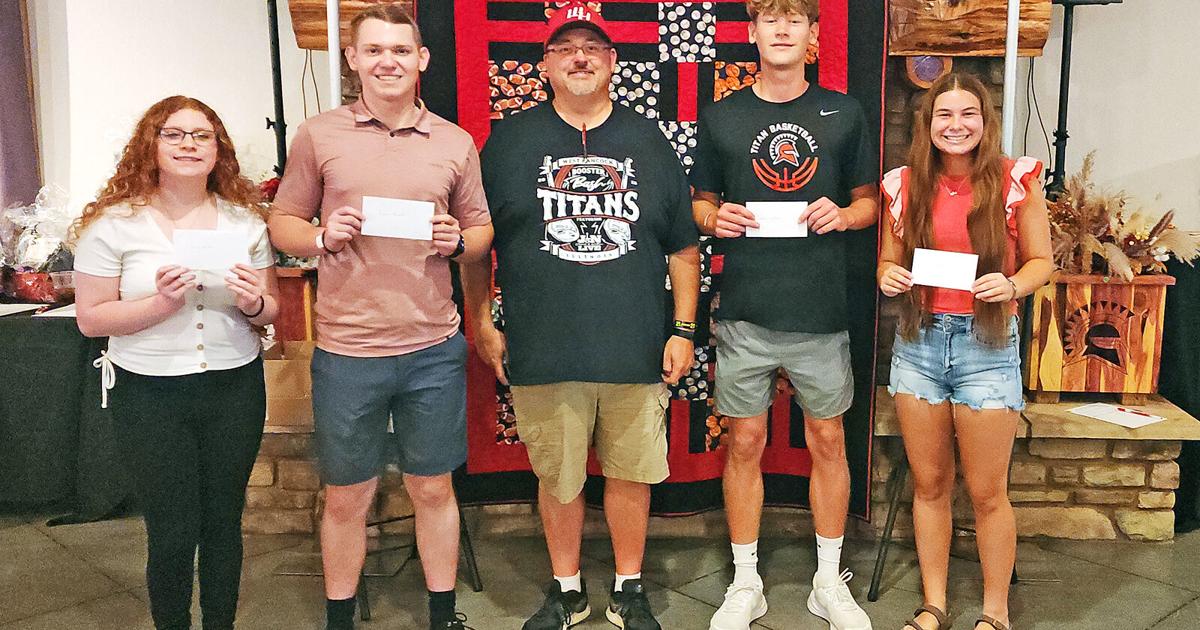 West Hancock sports boosters scholarship winners got their scholarships at Titans kickoff event (copy)