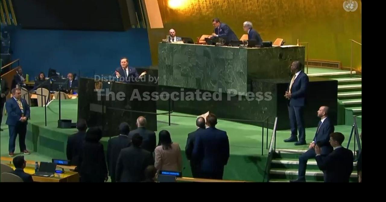 US and Cuban officials engage in a shouting match during a UN debate ...