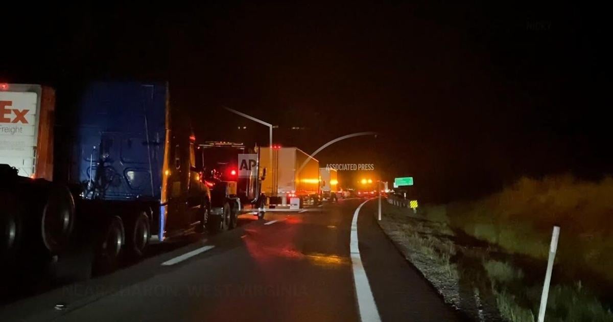 Thousands stranded for hours along West Virginia highway after mudslide