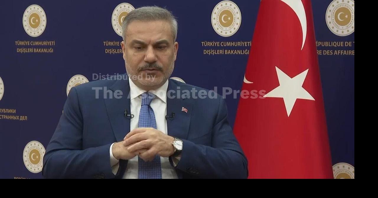 AP Exclusive: Turkey FM Hakan Fidan talks diplomatic efforts as war rages