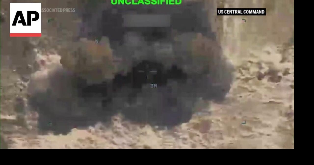 US military releases video showing latest airstrikes on Iran