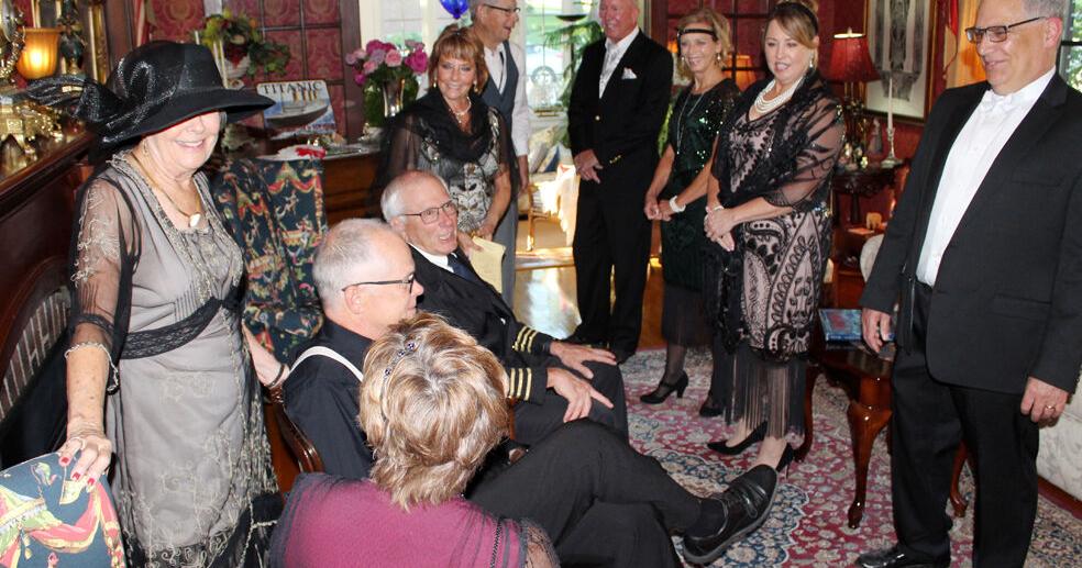 Recreation of Titanic's last dinner held at Keokuk home