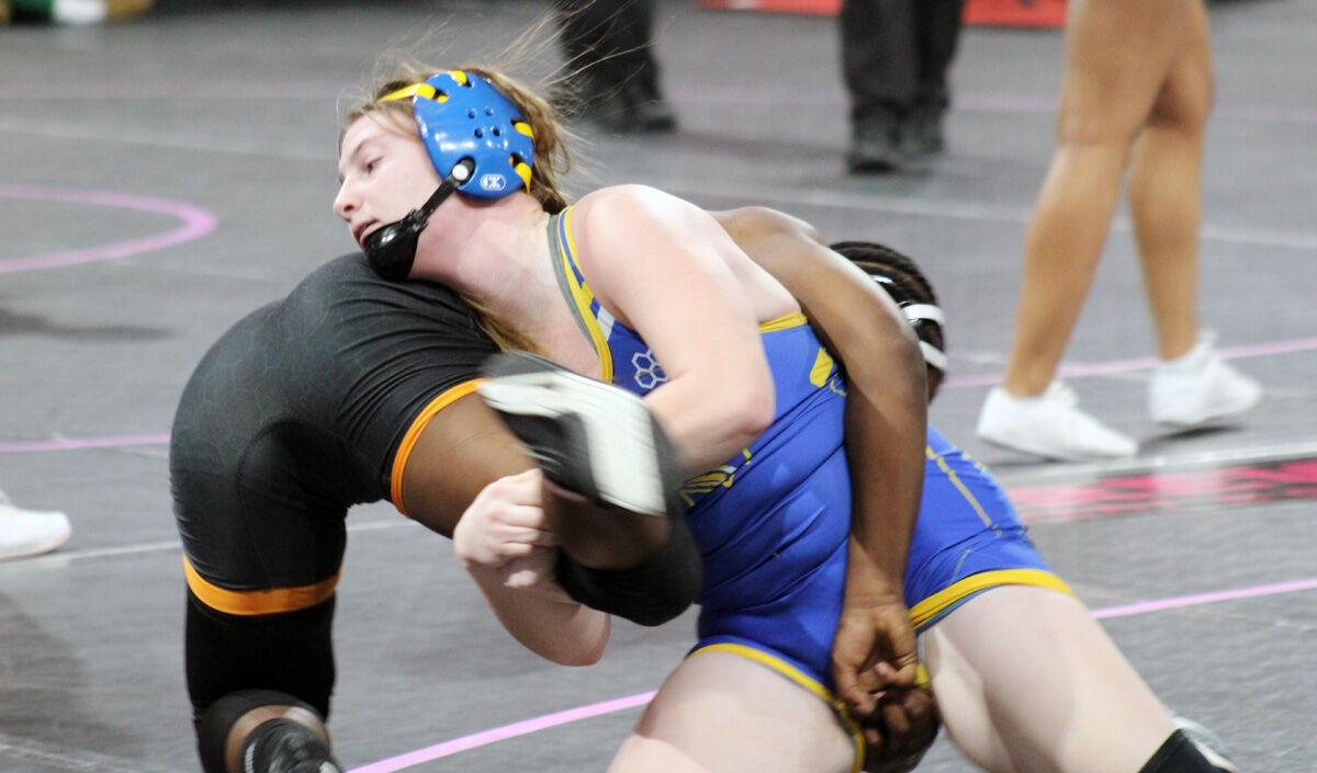 Wapello s Tatum Wolford finishes seventh at girls state wrestling