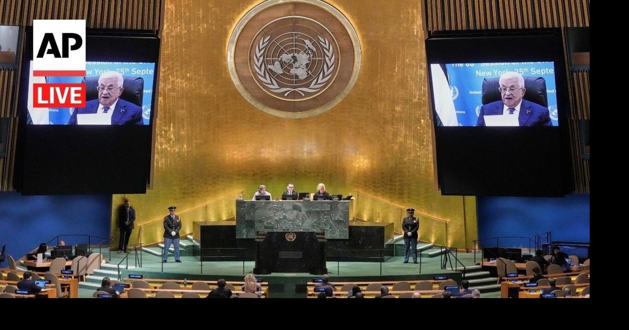 LIVE: Palestinian President Mahmoud Abbas’ speech at UN General ...