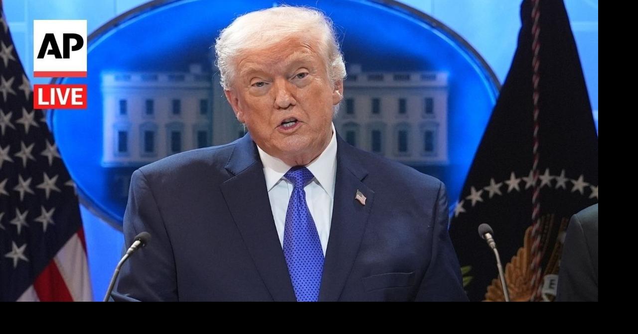 LIVE: Trump holds press conference on the Iran war ...