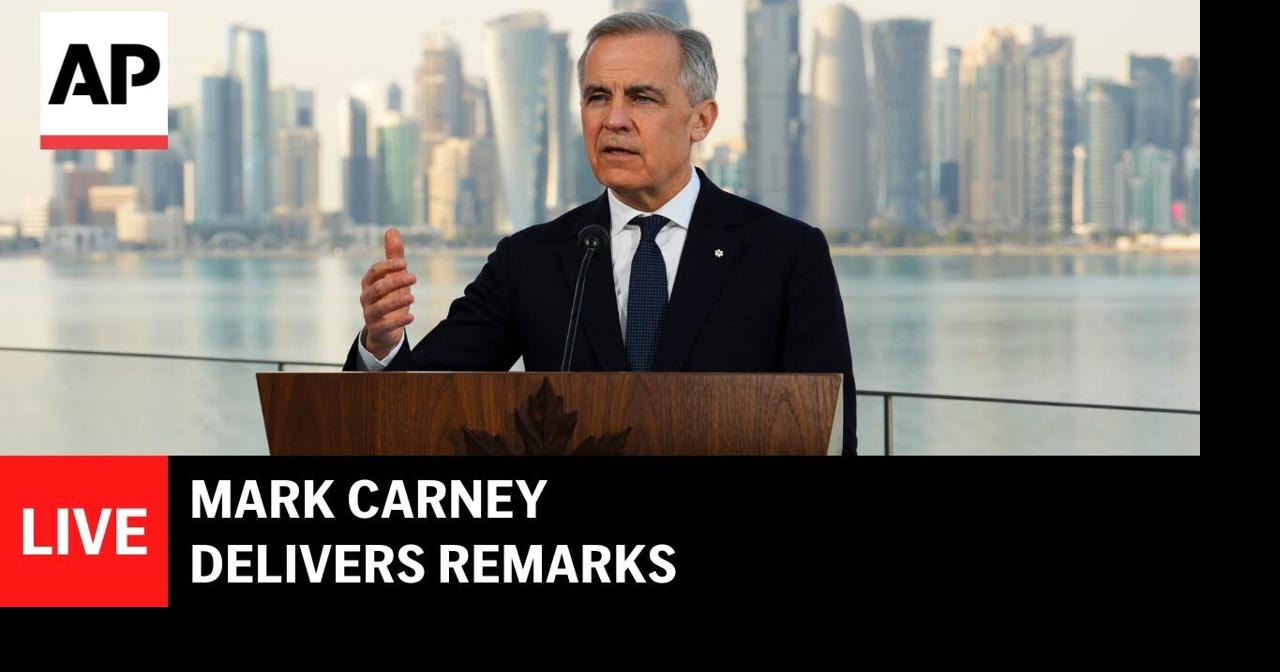 LIVE: Canada’s Mark Carney delivers remarks