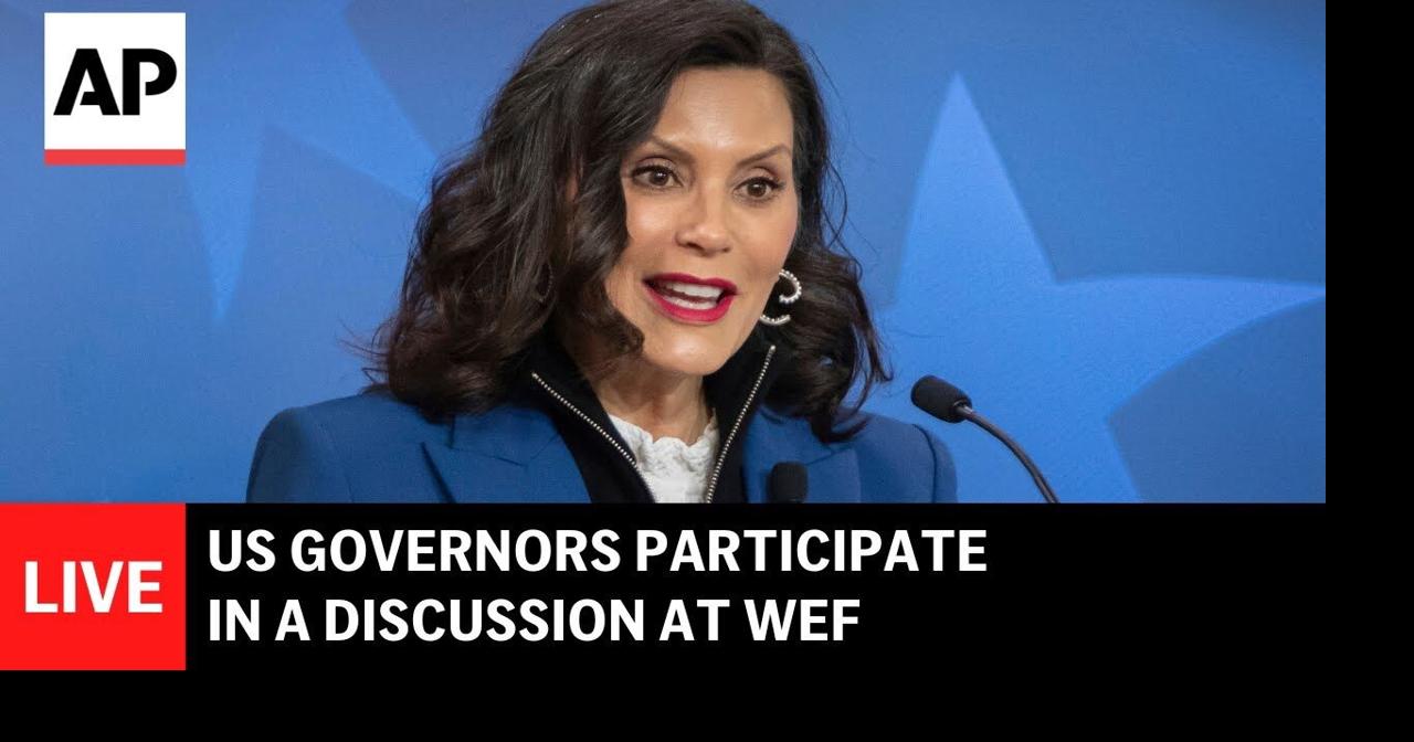 Davos LIVE: US governors participate in a discussion at the World Economic Forum