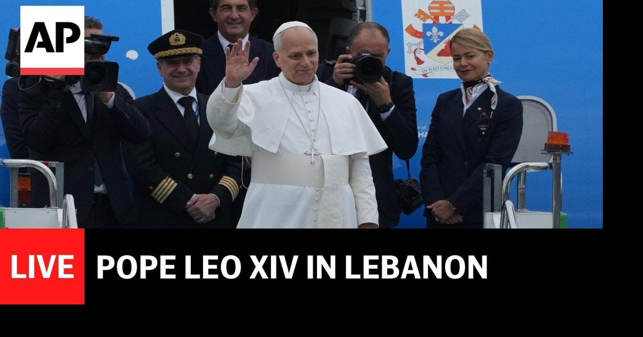 LIVE: Pope Leo XIV visits the tomb of St. Charbel Makhlouf in Lebanon