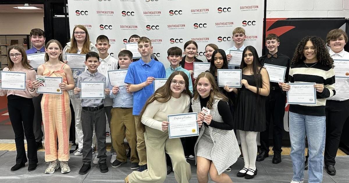 Area students awarded at SCC and SEISC science fair