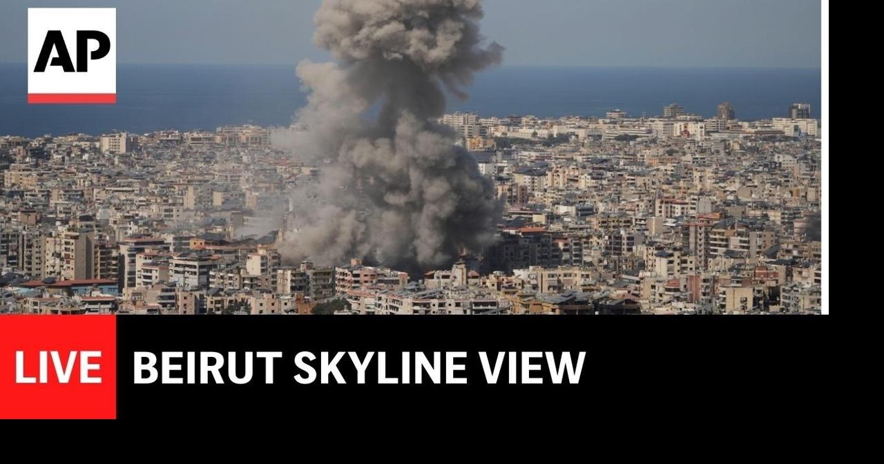 LIVE: Beirut skyline as Israel strikes Lebanon