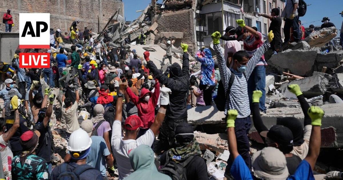 LIVE: Search and rescue continues after Colombia earthquake ...