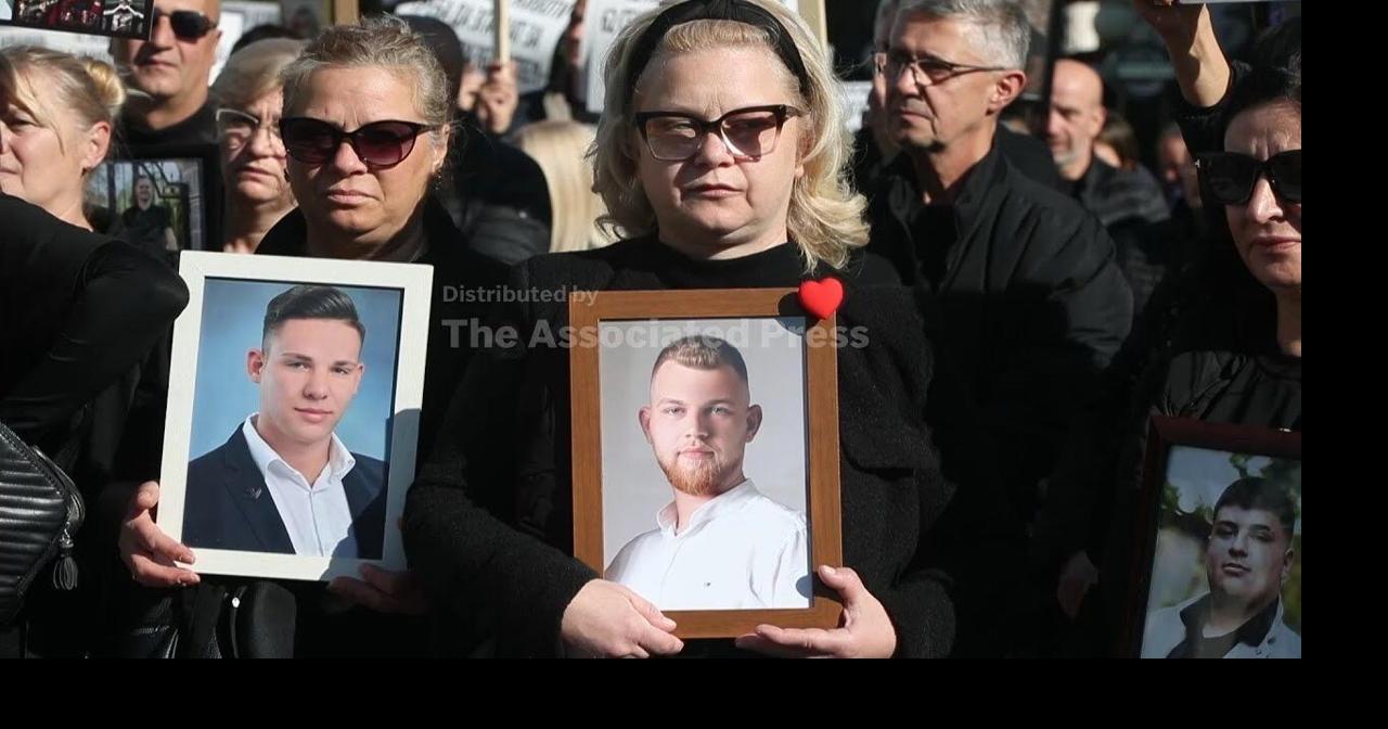 Thousands protest in Skopje to demand justice ahead of trial over North Macedonia night club fire