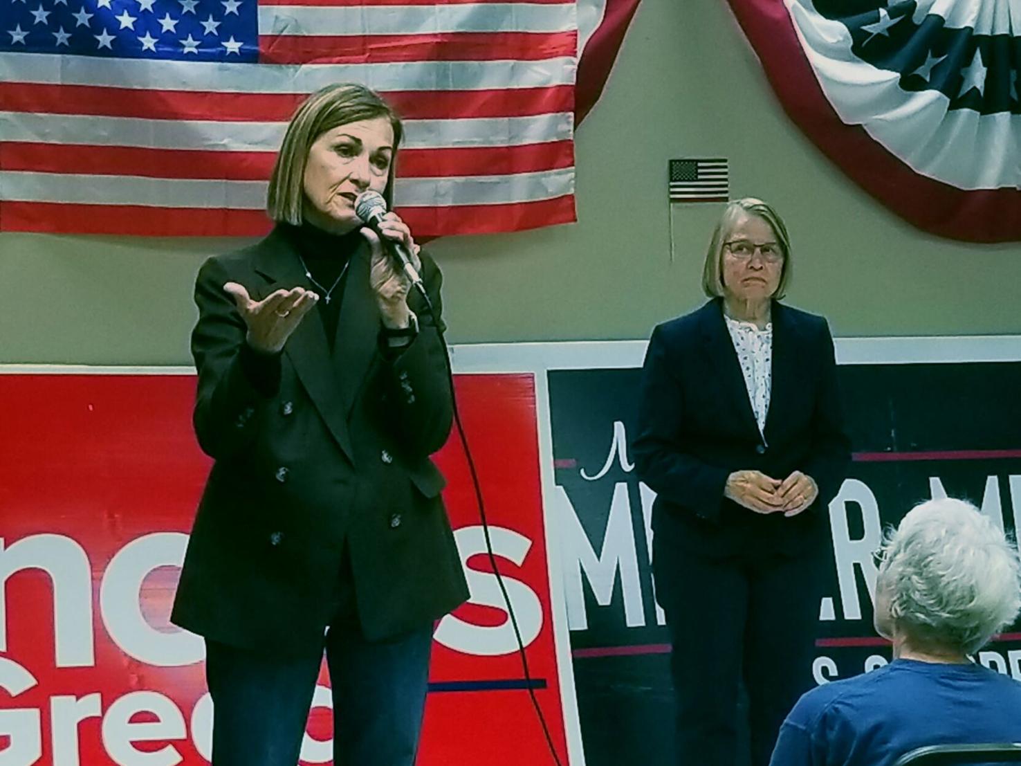 MillerMeeks and Reynolds make pitch to supporters during Mount
