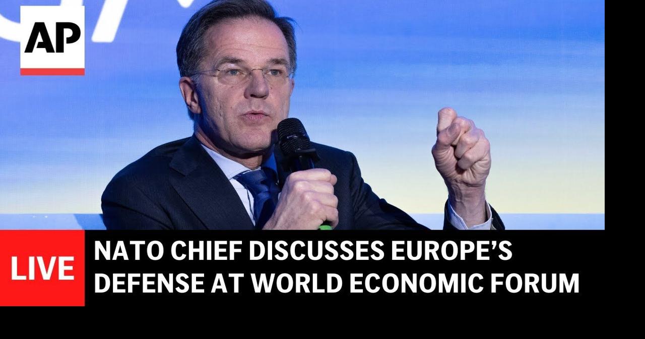 Davos LIVE: NATO chief discusses Europe’s defense World Economic Forum