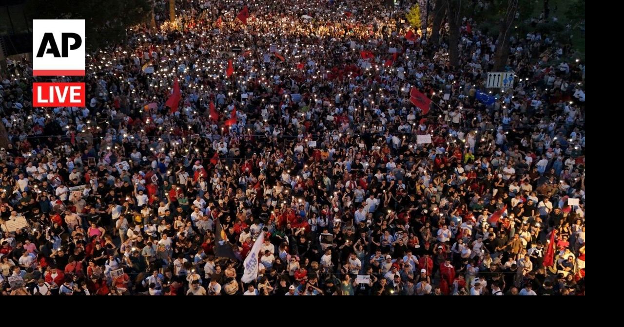 LIVE: People in Albania protest luxury development linked to Jared Kushner