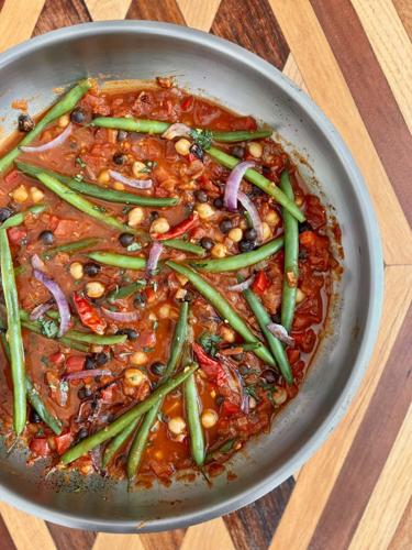Chickpea Masala with Green Beans
