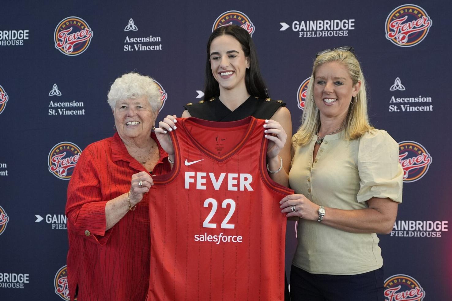 Fever introduce WNBA’s top draft pick Caitlin Clark